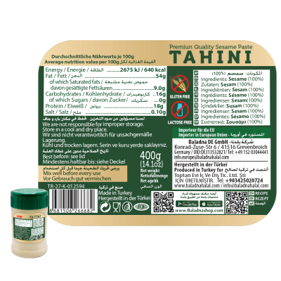 Baladna Tahini (Sesam paste) - Oriental