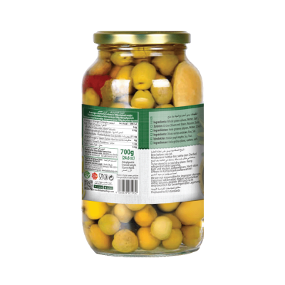 Baladna Whole Green Olives Tefahi - Oriental