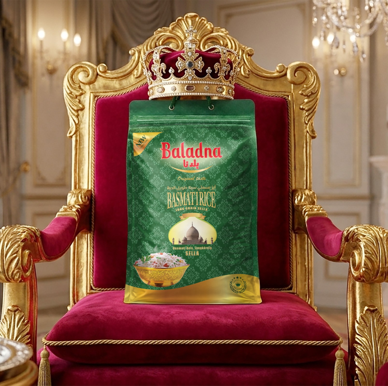 Baladna Basmati Sella Rice: Premium Indian Quality and Innovative Packaging tailored to Every Need